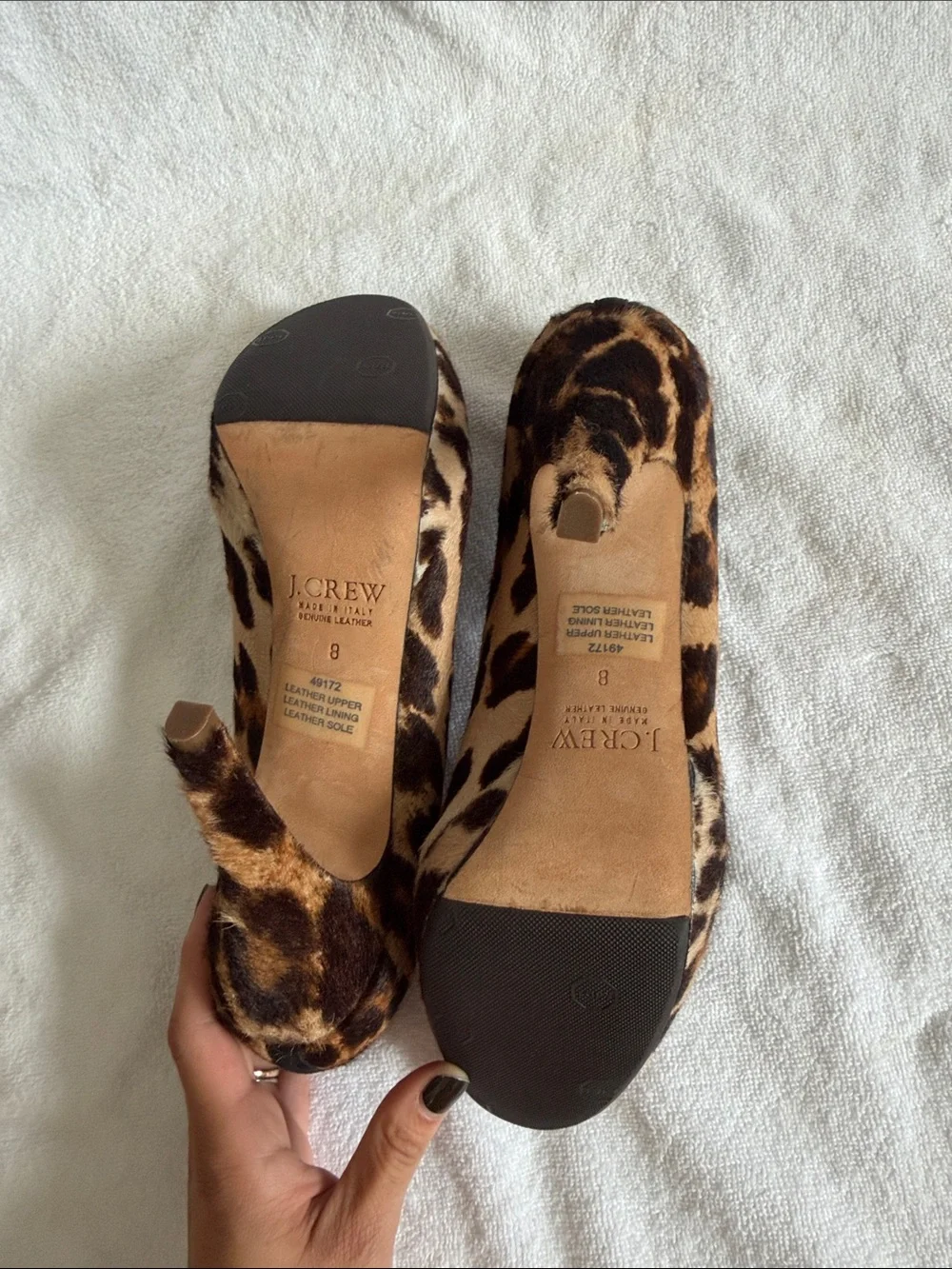 J. Crew stylish leopard